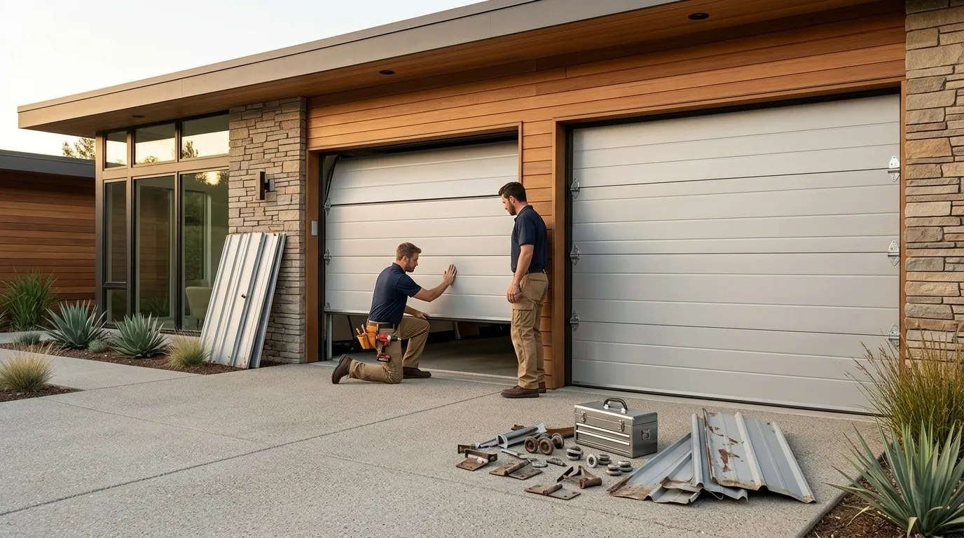 Garage door work by Provo Garage Door Co in Provo, UT