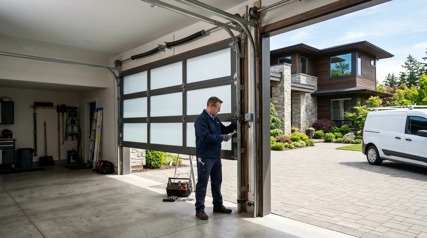 Garage door work by Provo Garage Door Co in Provo, UT